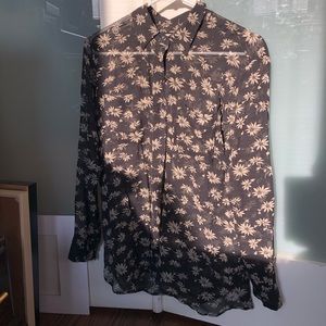 Madewell Alexa Chung Sheer Blouse